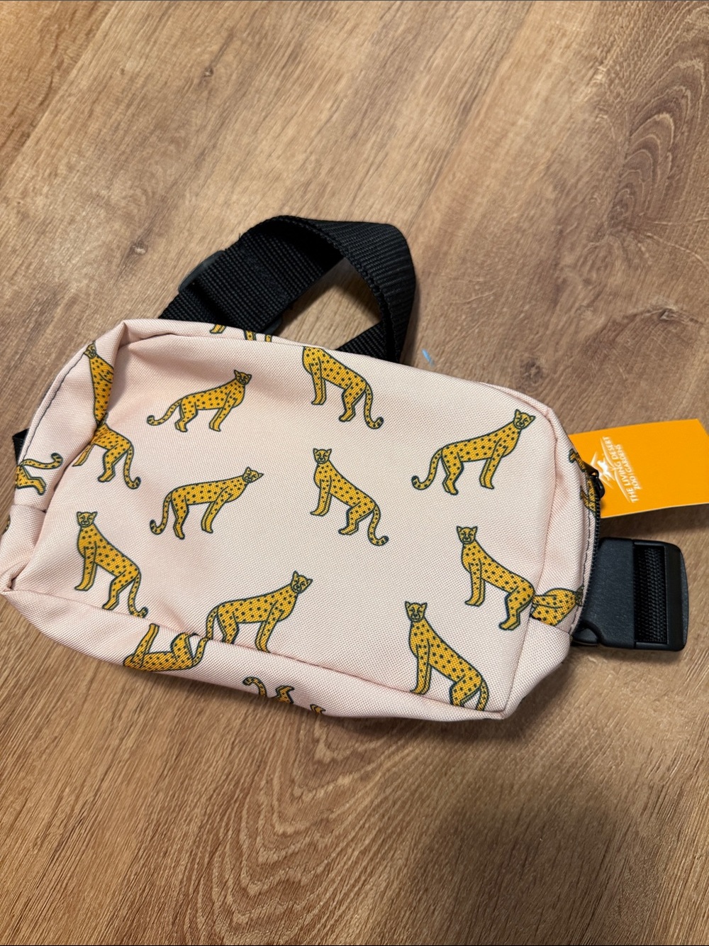 Pink Cheetah Print Belt Bag